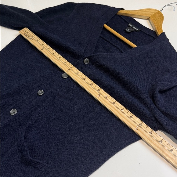 Club Monaco Navy Knit Sweater Cardigan Size Small - Picture 4 of 6